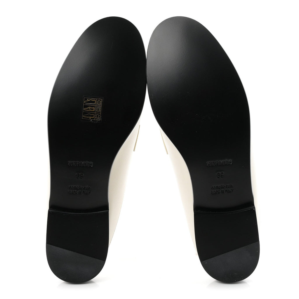 Calfskin Iota Mules 39 White