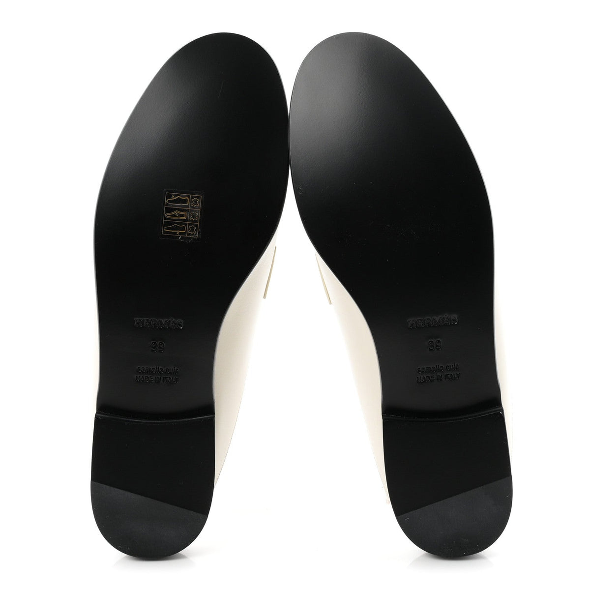 Calfskin Iota Mules 39 White