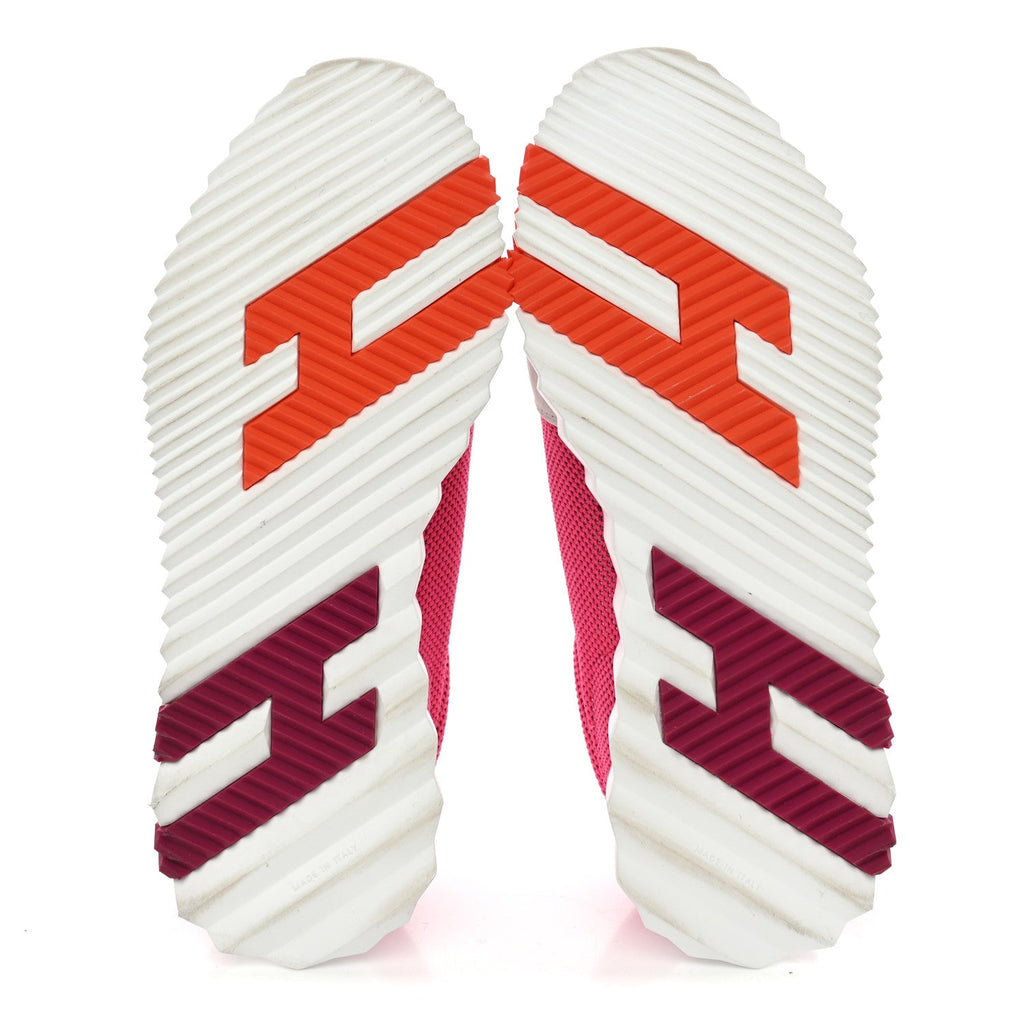 Air Mesh Suede Goatskin Bouncing Sneakers 38 39 Rose Vinicunca White