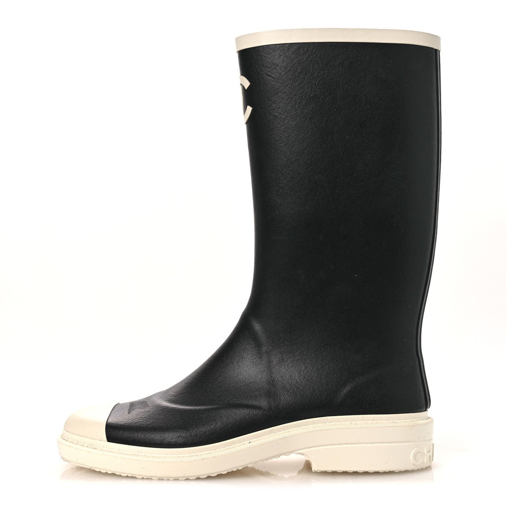 Caoutchouk CC High Boots 41 Black White