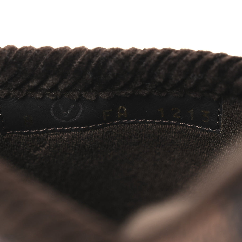 Damier Ebene Palace Slippers 8 Mocha