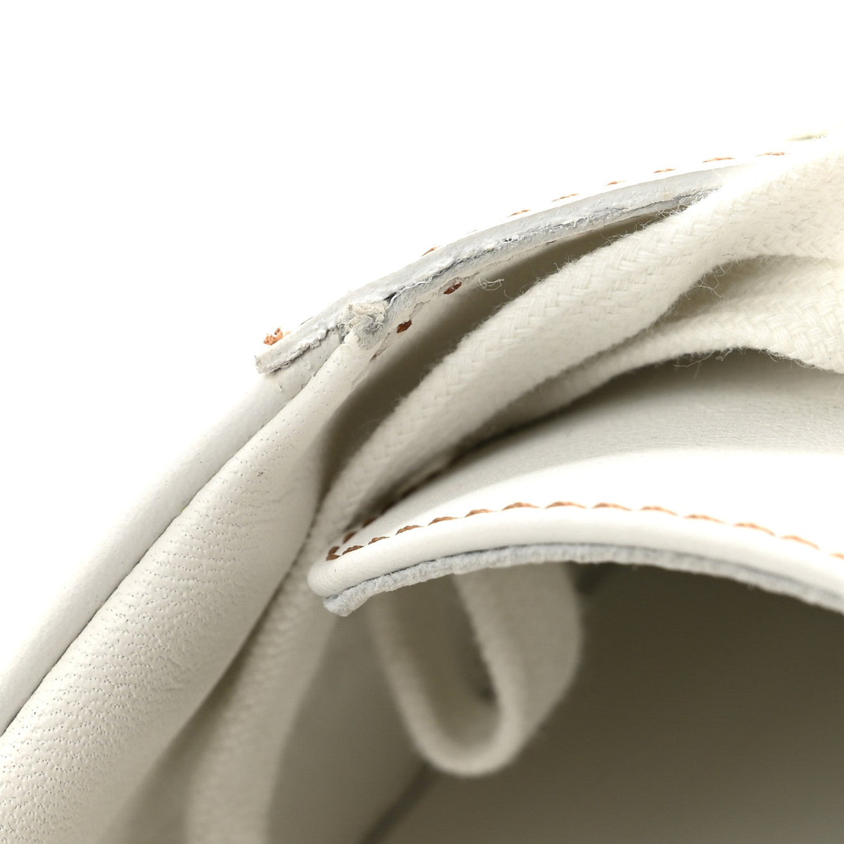 Calfskin Mens Keep Mule Sneakers 42 White Naturel