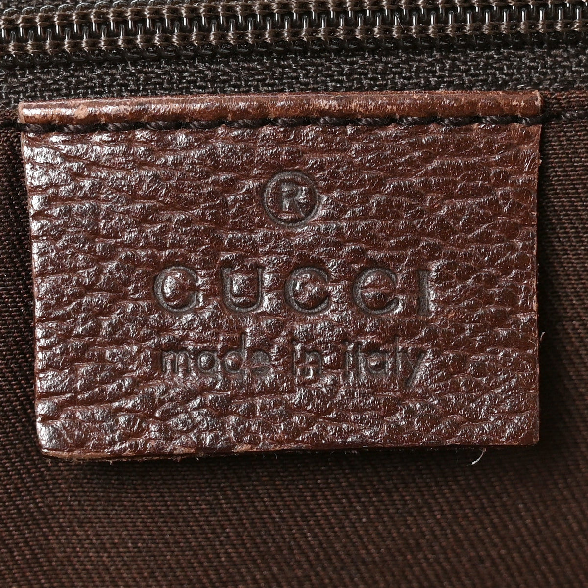 Monogram Large Abbey Tote Dark Brown