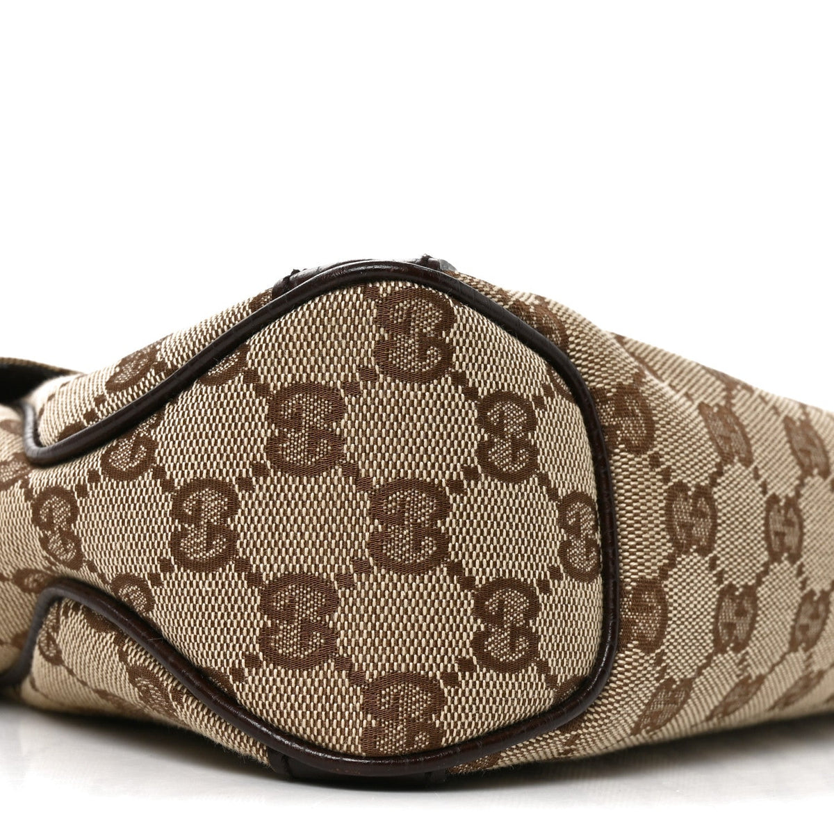 Monogram Horsebit Chain Flap Shoulder Bag Brown
