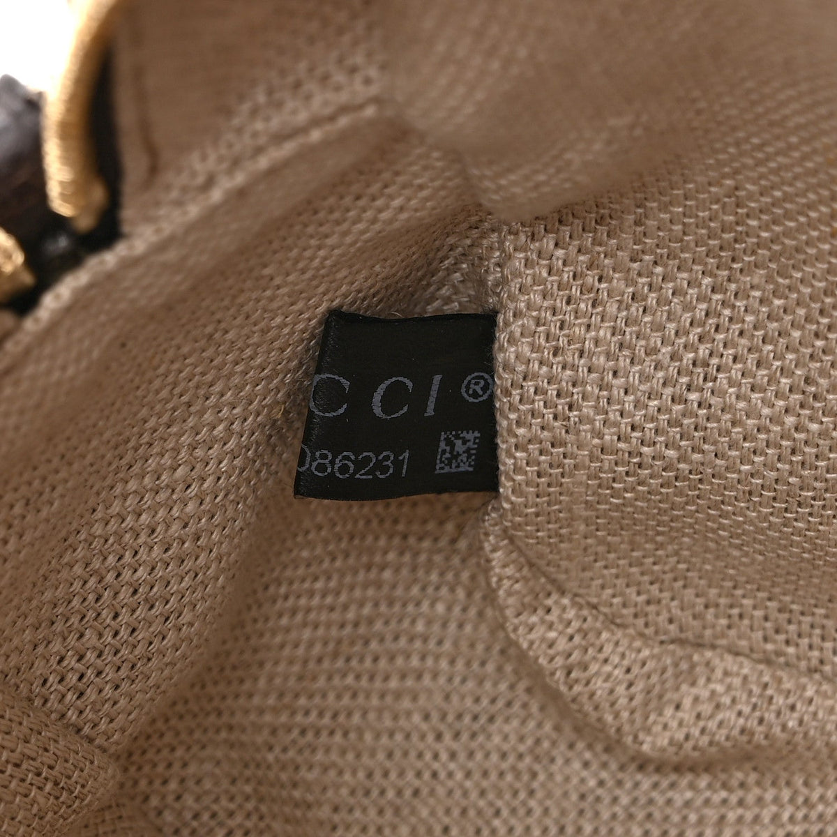 GG Supreme Monogram Web Small Webby Bee Shoulder Bag Dark Brown