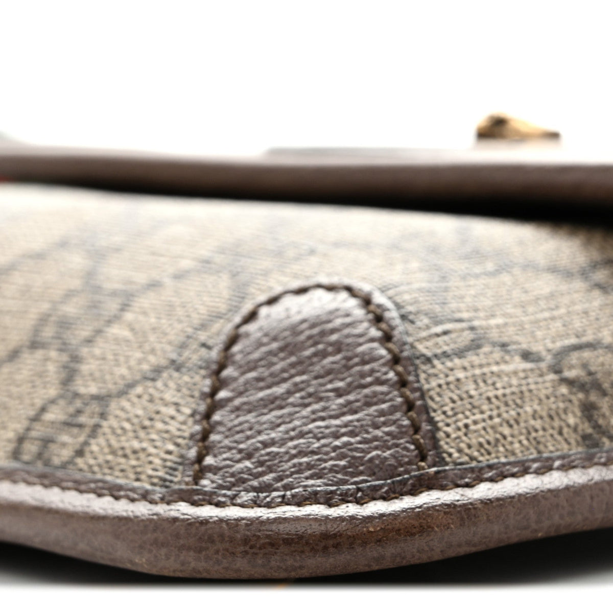 GG Supreme Web Totem Three Piece Monogram Shoulder Bag Beige New Acero