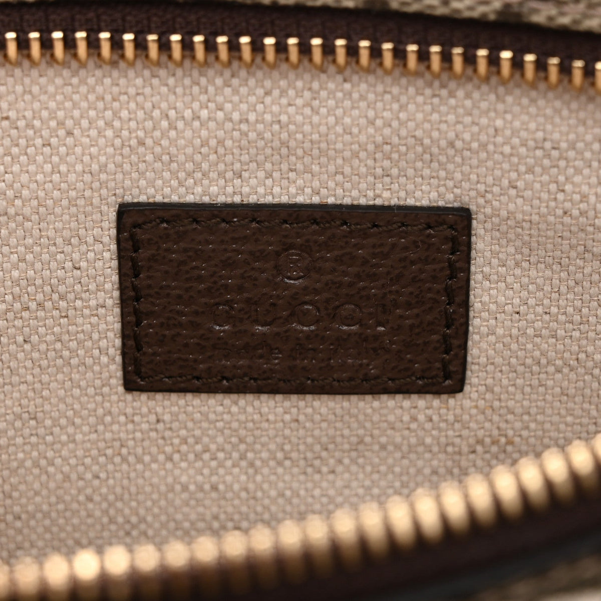 GG Supreme Monogram Textured Dollar Calfskin Blondie Belt Bag Beige Ebony New Acero