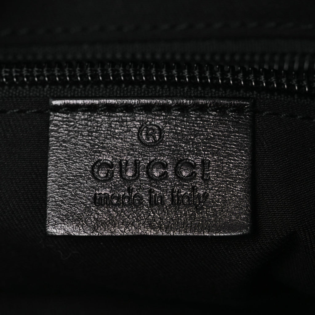 Monogram Calfskin Perforated Medium Flat Messenger Bag Black