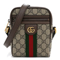 GG Supreme Monogram Web Mini Ophidia Messenger Brown