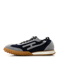 Suede Goatskin Jet Sneakers 35 Marine Gris Orage