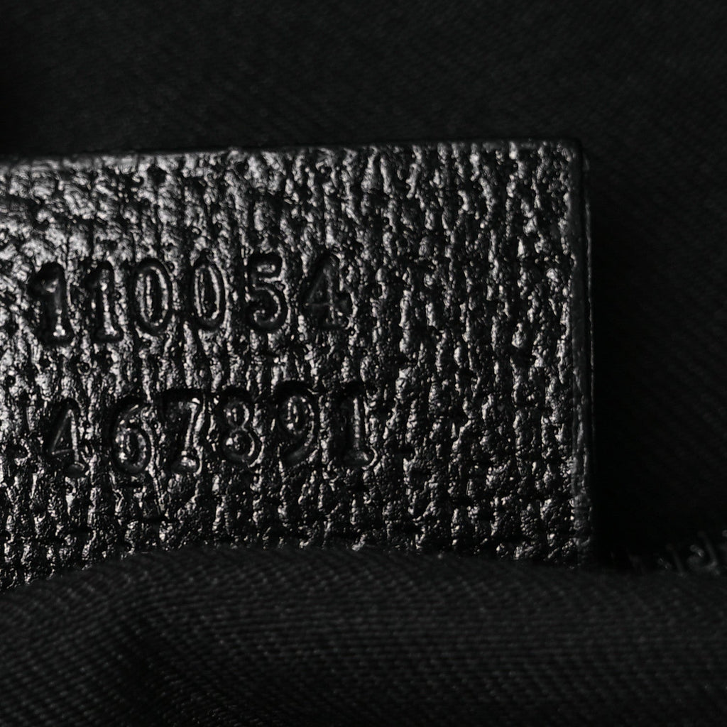 Monogram Flat Messenger Bag Black