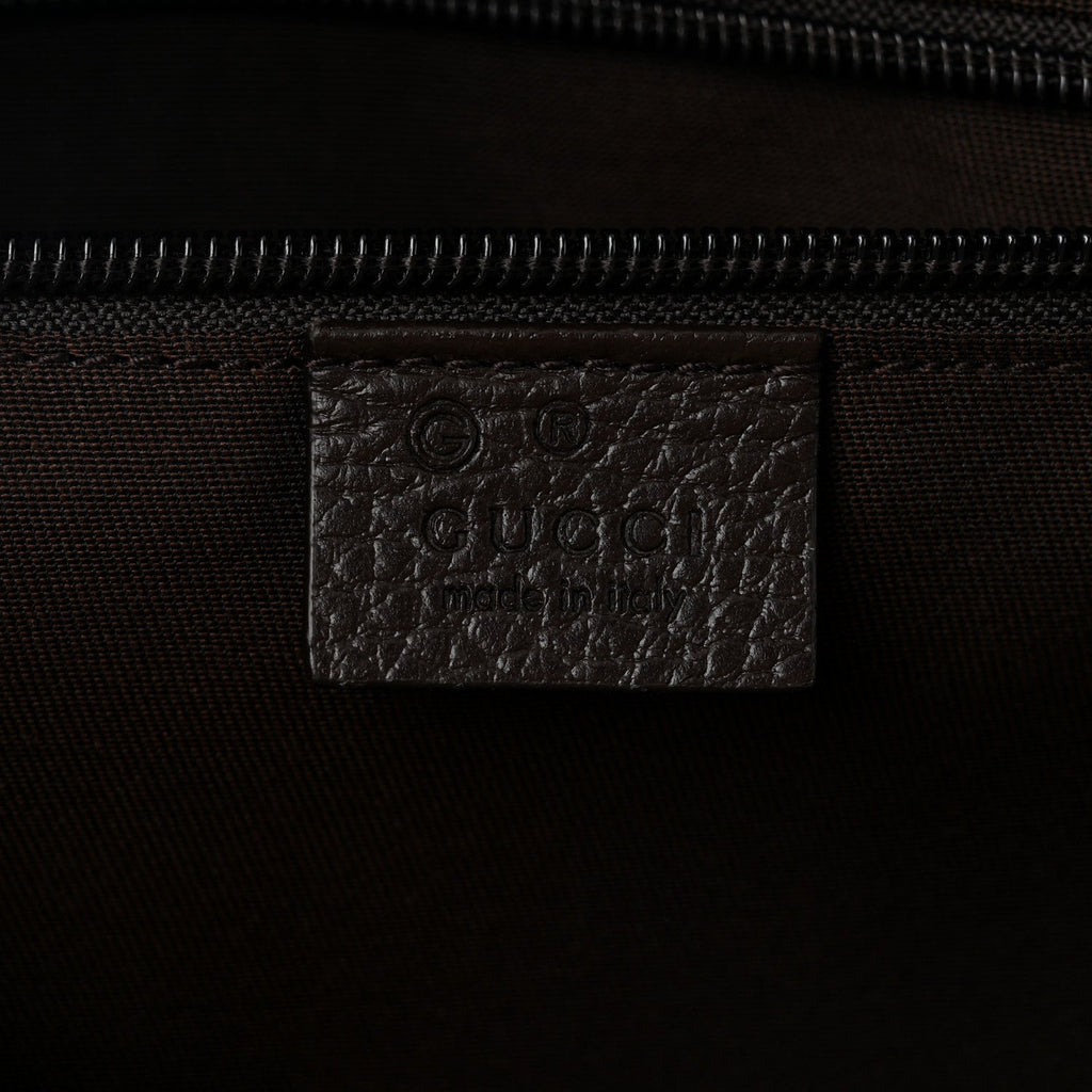 Monogram Dollar Calfskin Boston Duffle Bag Beige Ebony Testa di Moro Marrone Scuro