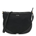 Canvas Large Half Moon Hobo Black
