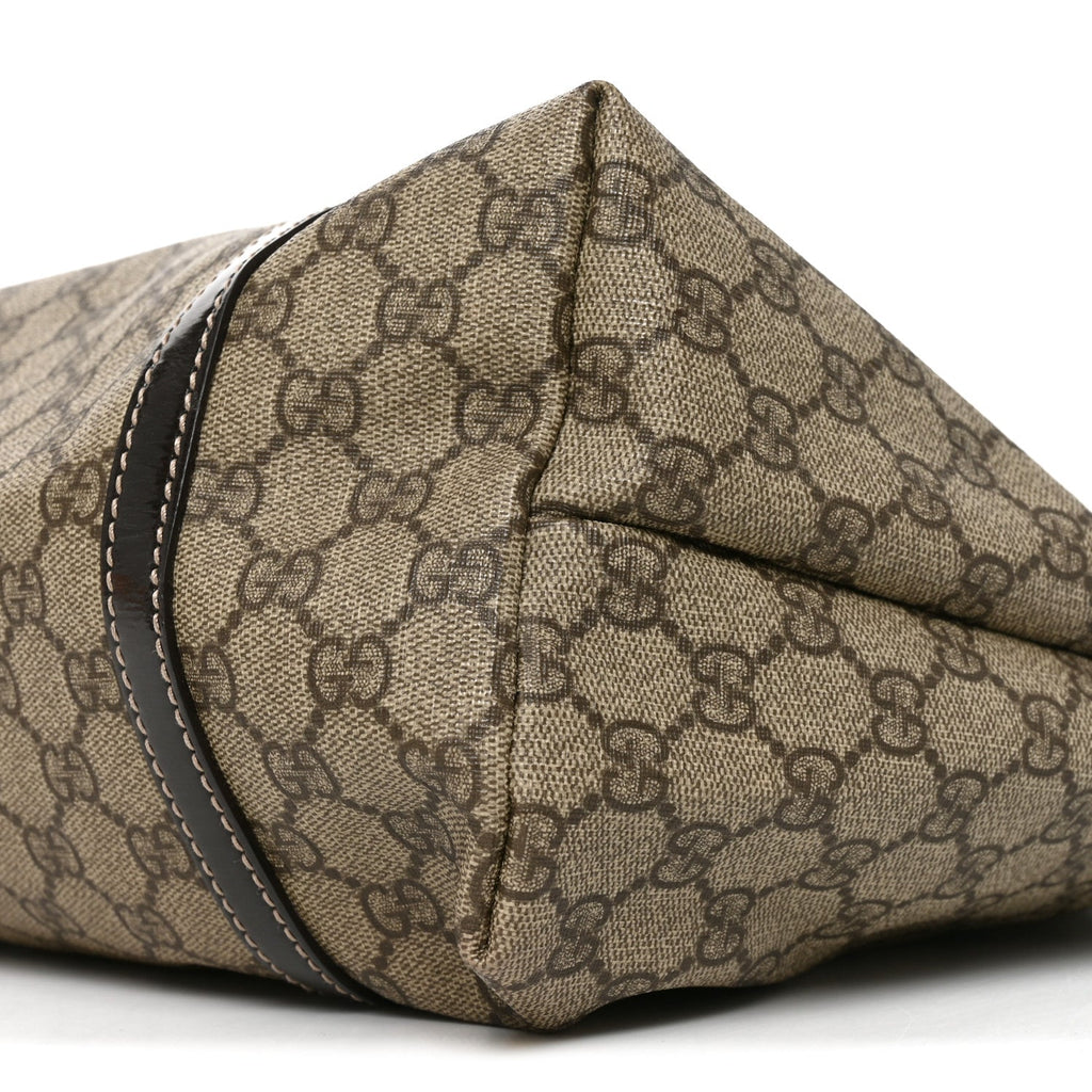 GG Plus Monogram Medium Joy Tote Dark Brown