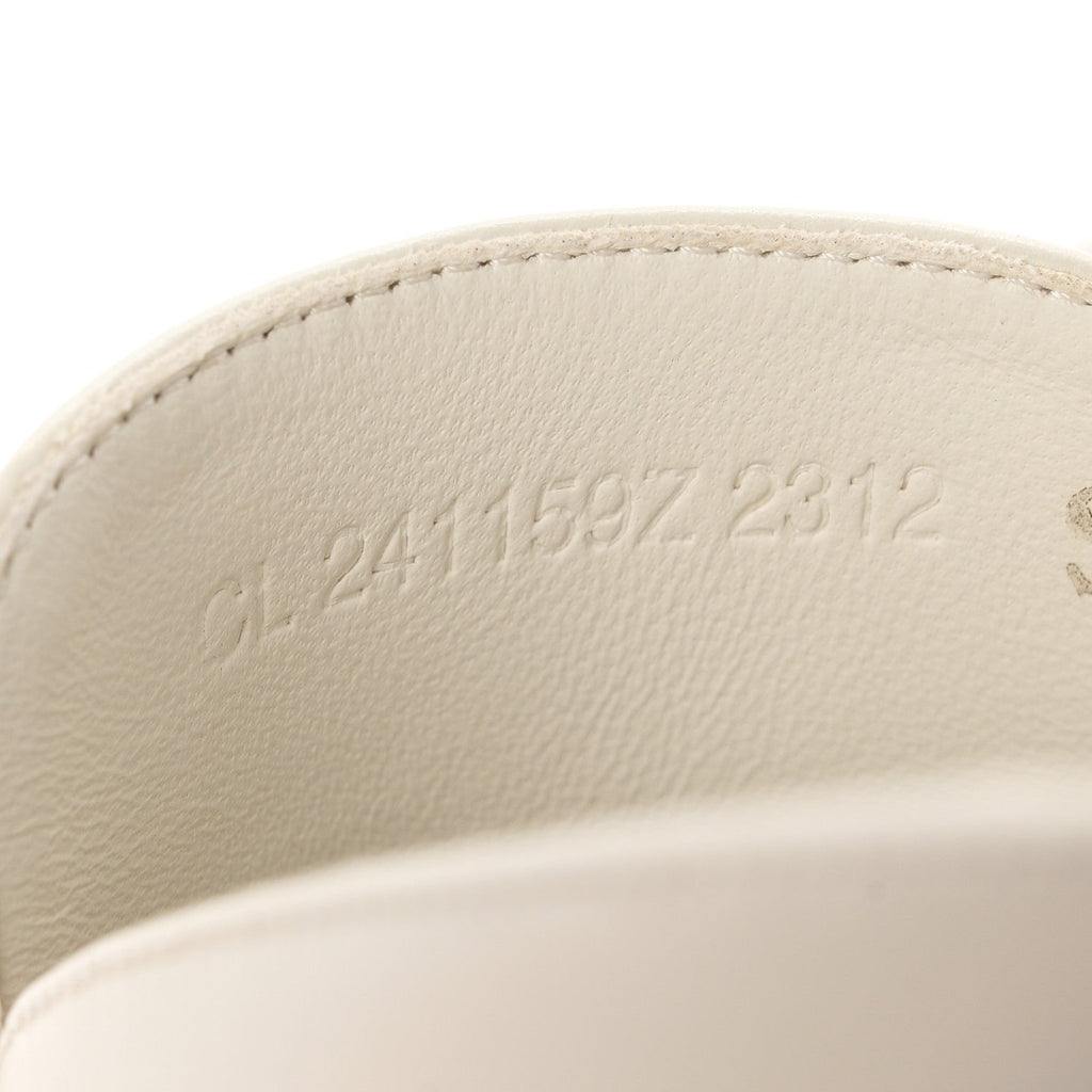Calfskin Iota Mules 39 White