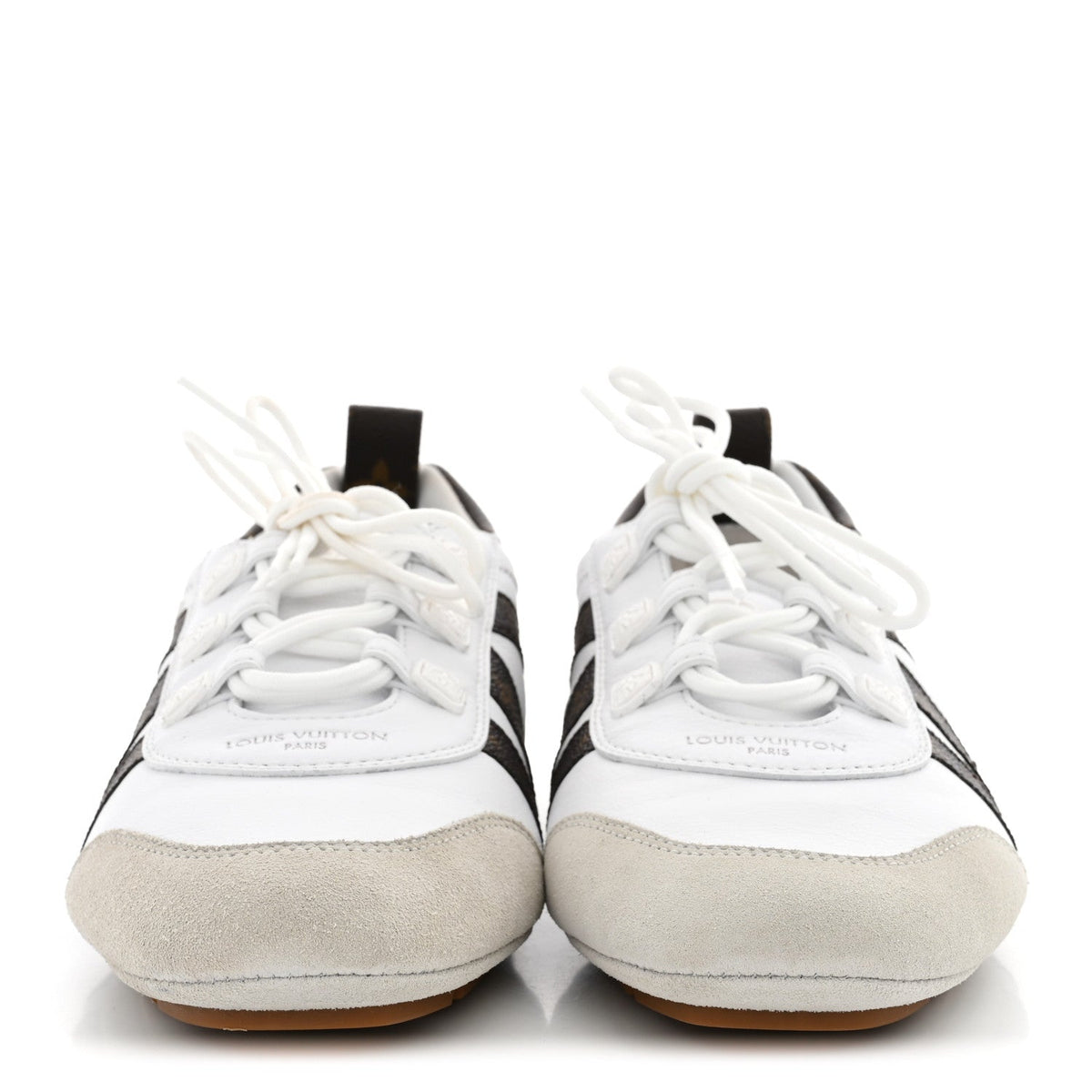 Monogram Calfskin Womens LV Sneakerina 38 White