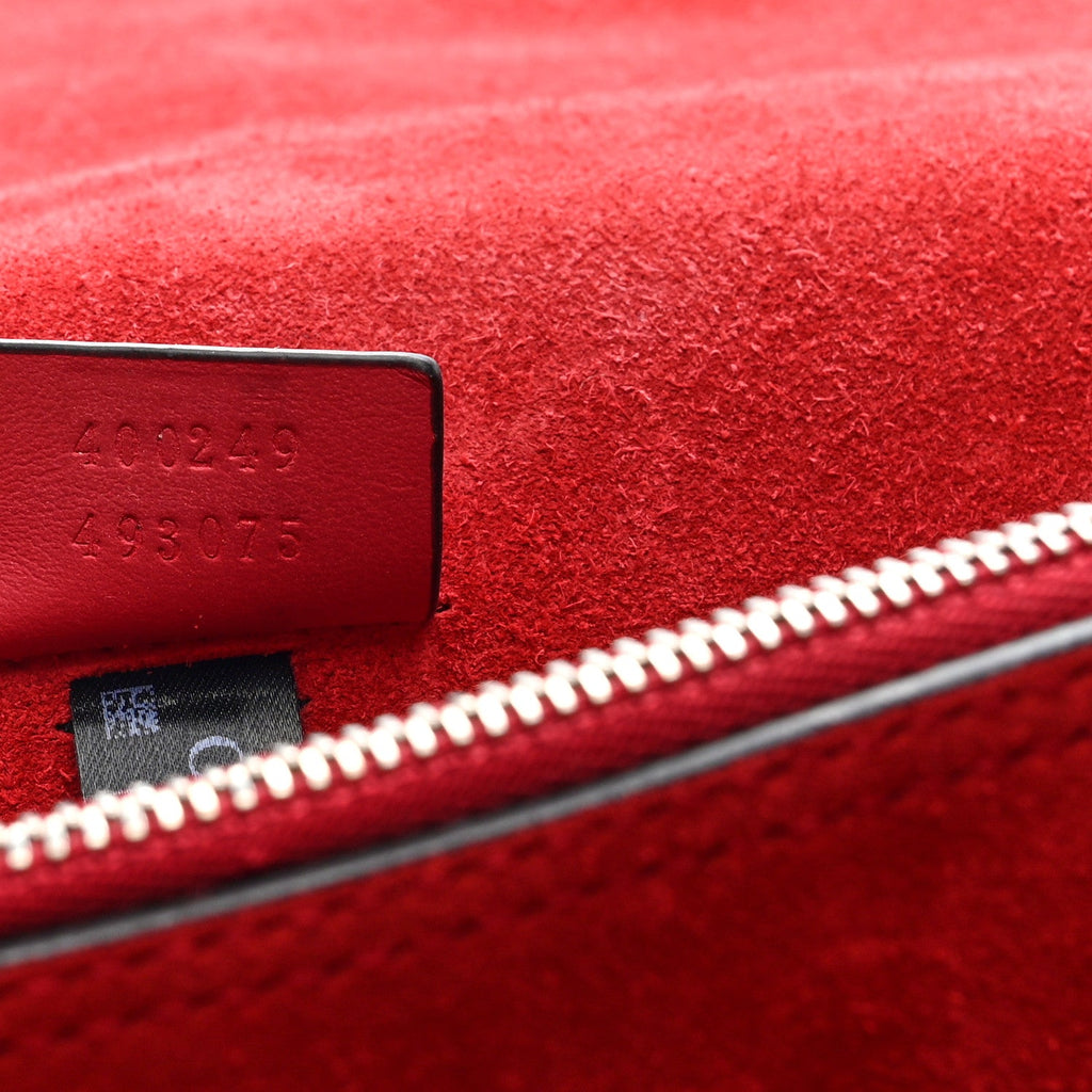 GG Supreme Monogram Small Dionysus Shoulder Bag Red