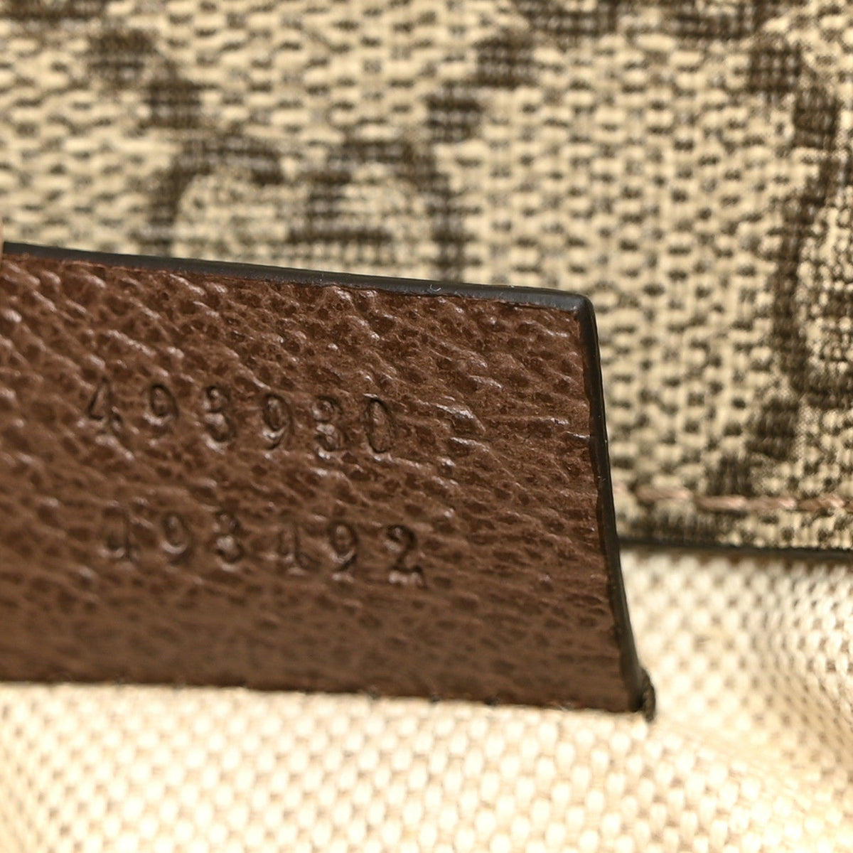 GG Supreme Monogram Neo Vintage Web Belt Bag Brown