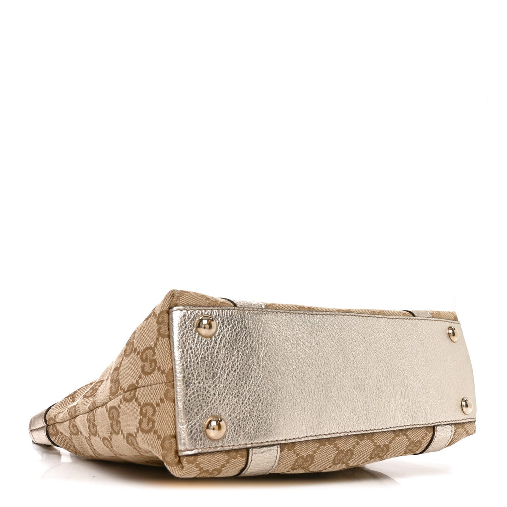 Monogram Small Abbey Tote Platinum