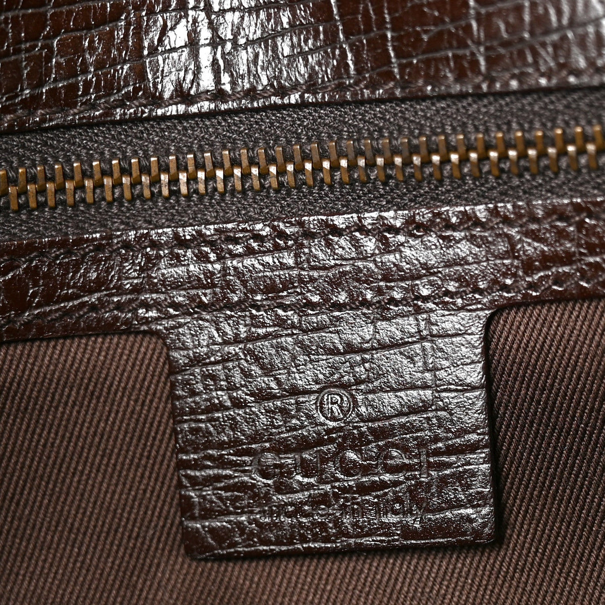 Monogram Horsebit Chain Flap Shoulder Bag Brown