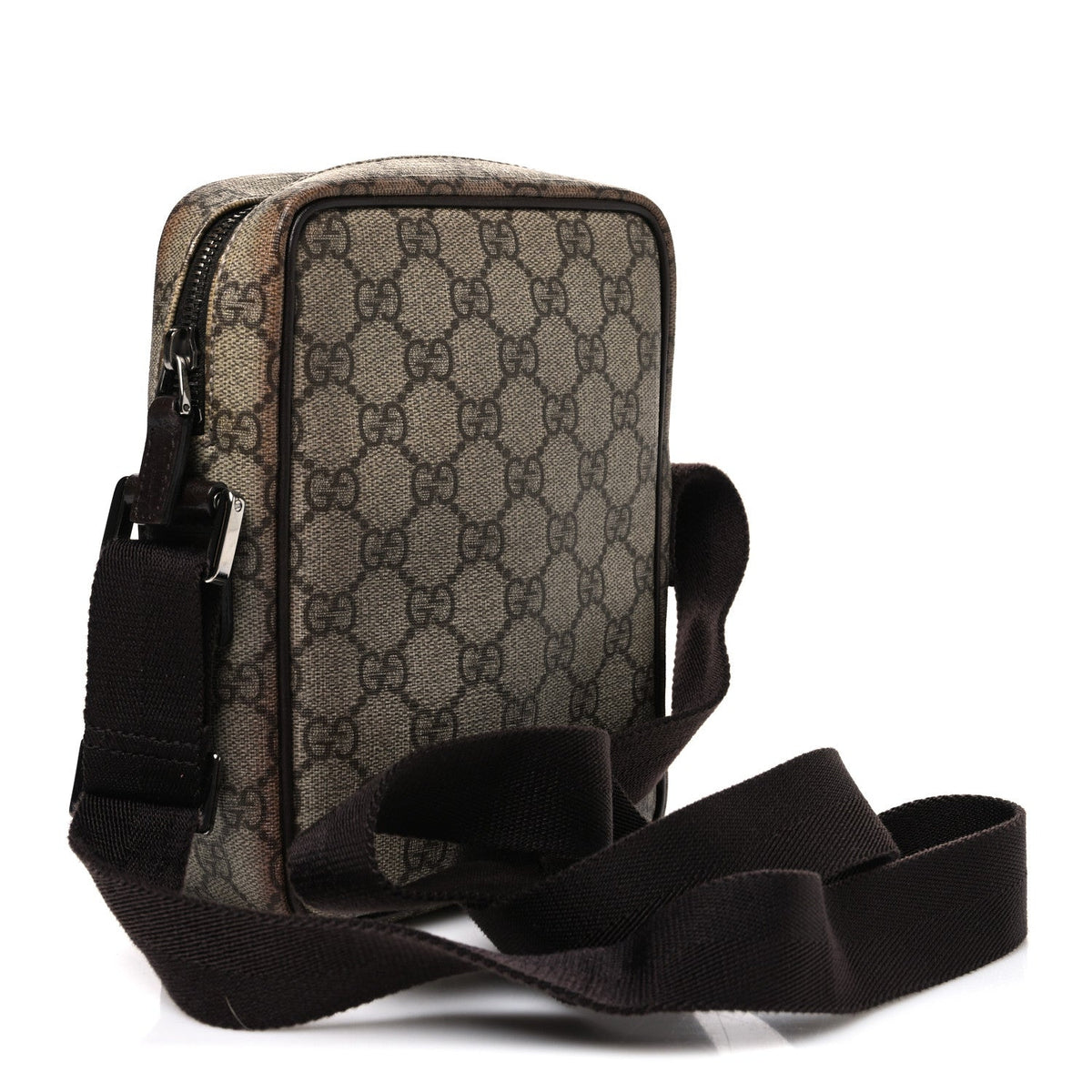 GG Plus Monogram Messenger Bag Ebony