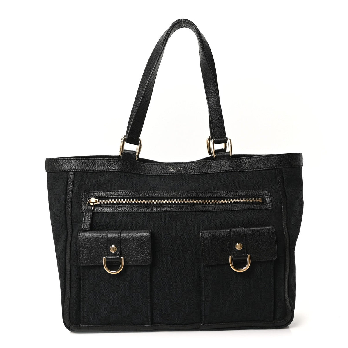 Monogram Abbey D Ring Tote Black