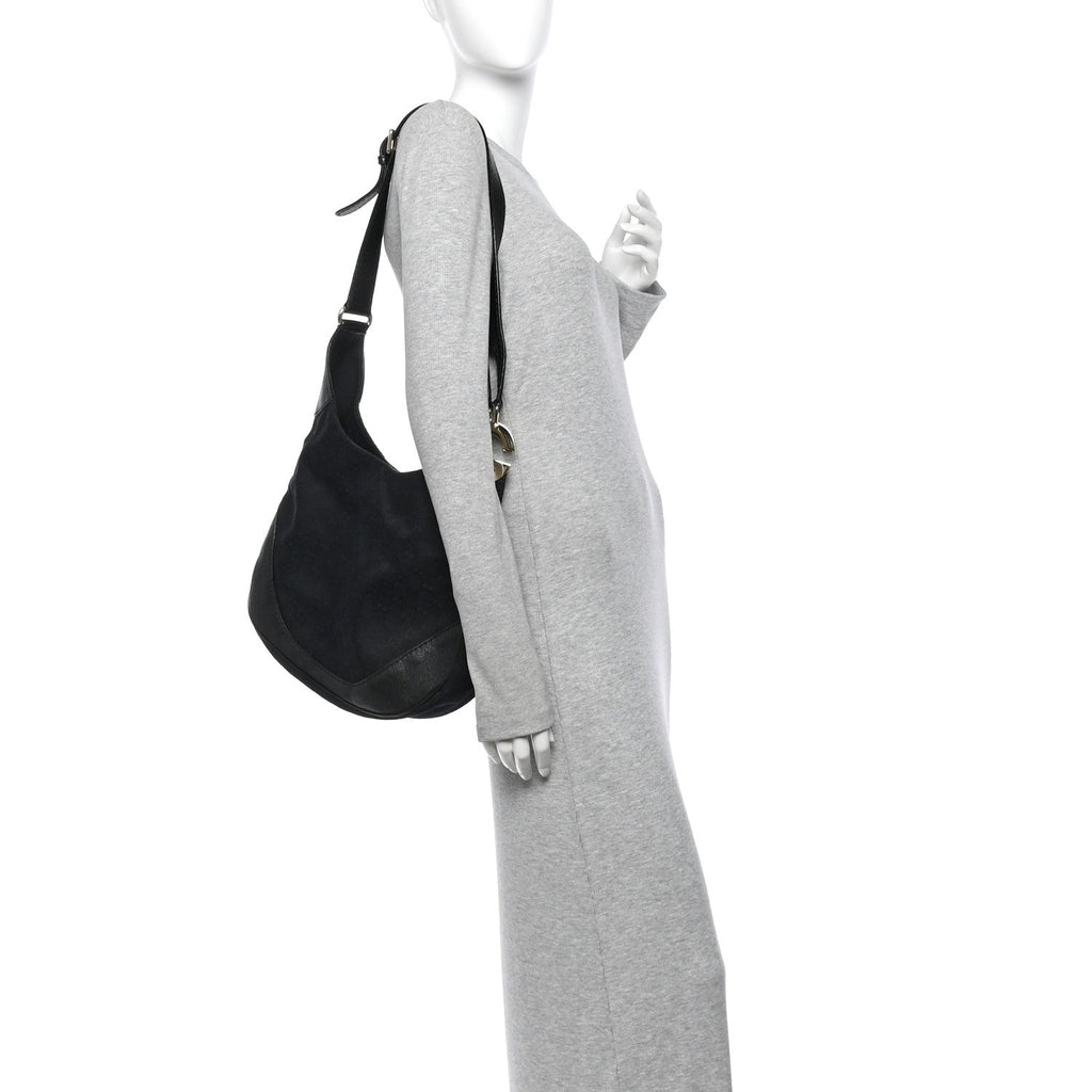 Monogram Medium Charlotte Hobo Black