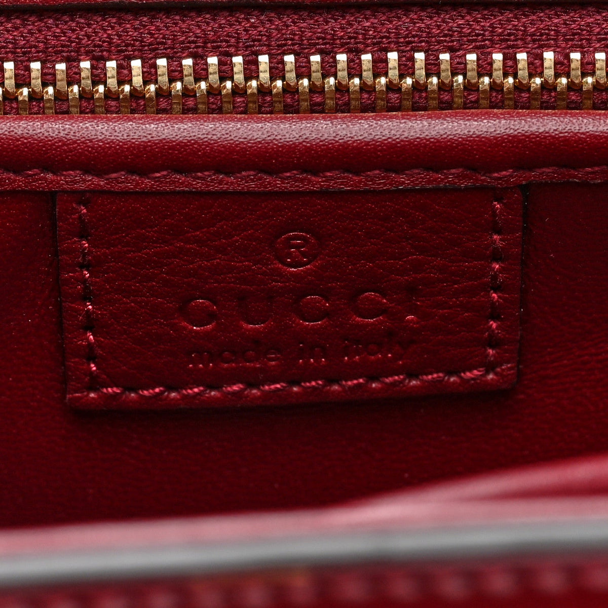 Shiny Polished Calfskin Medium Bamboo Diva Rosso Ancora Red