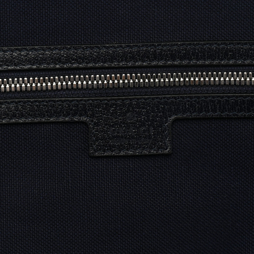 GG Supreme Monogram Web Savoy Garment Bag Beige Blue