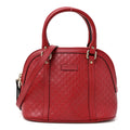 Soft Microguccissima Mini Dome Bag Rosso