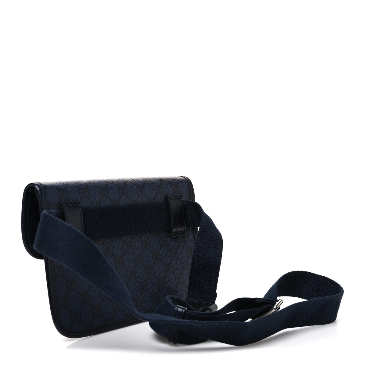 GG Supreme Monogram Small Ophidia Belt Bag Navy Black