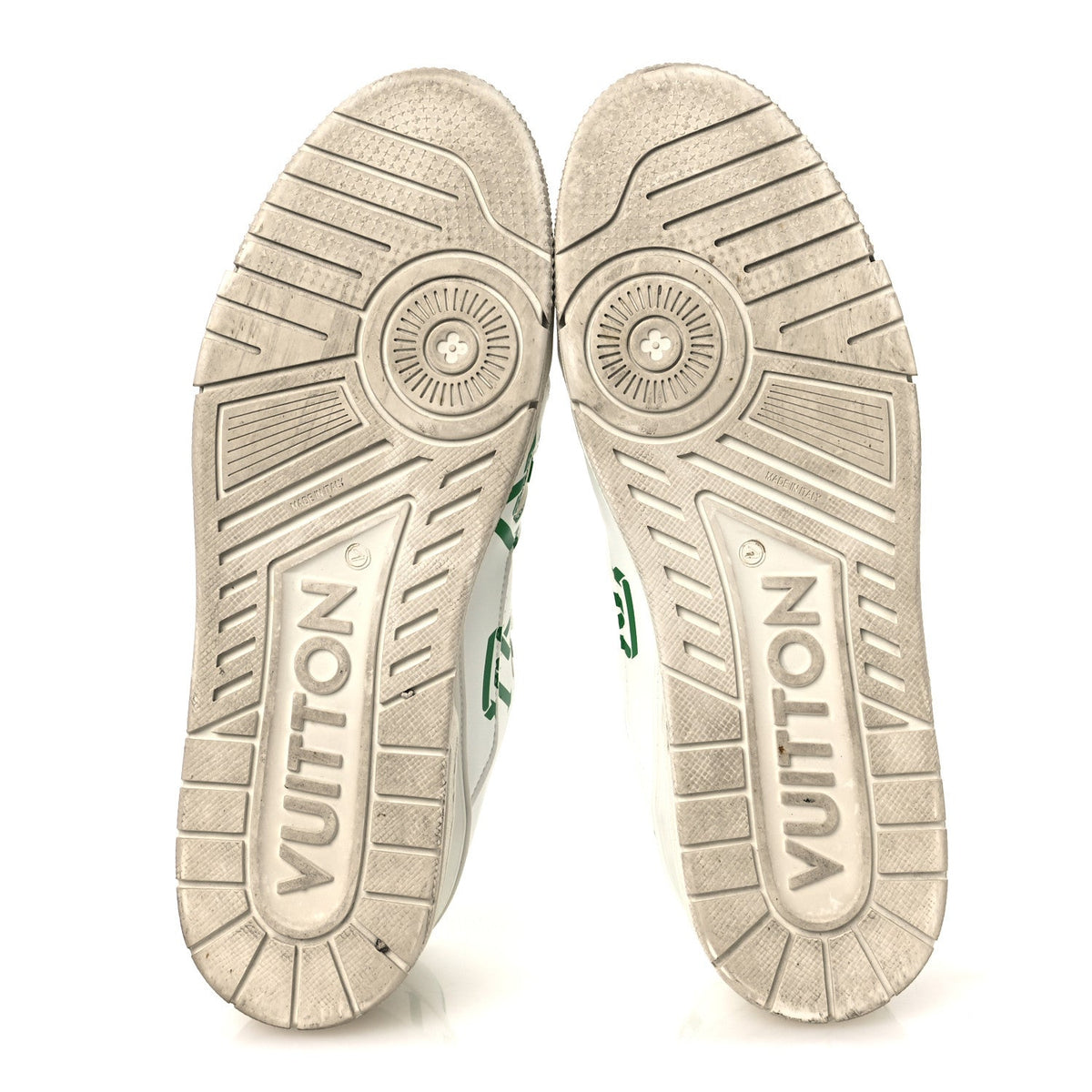 Mens LV Trainer Sneakers 10.5 Green