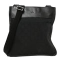 GG Monogram Messenger Crossbody Bag Black