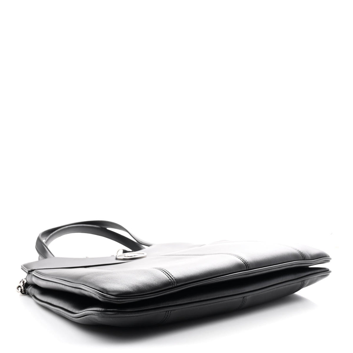 Calfskin Petite GG Medium Tote Bag Black