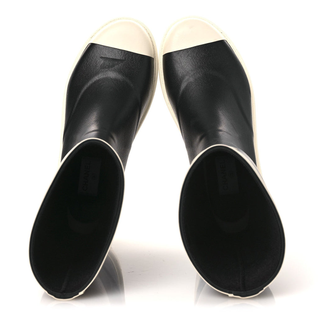 Caoutchouk CC High Boots 41 Black White