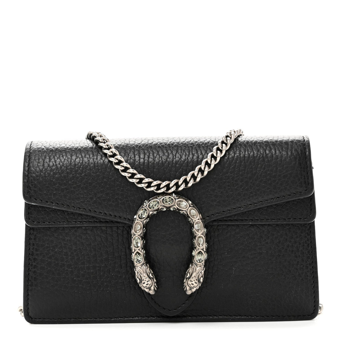 Calfskin Super Mini Dionysus Shoulder Bag Black