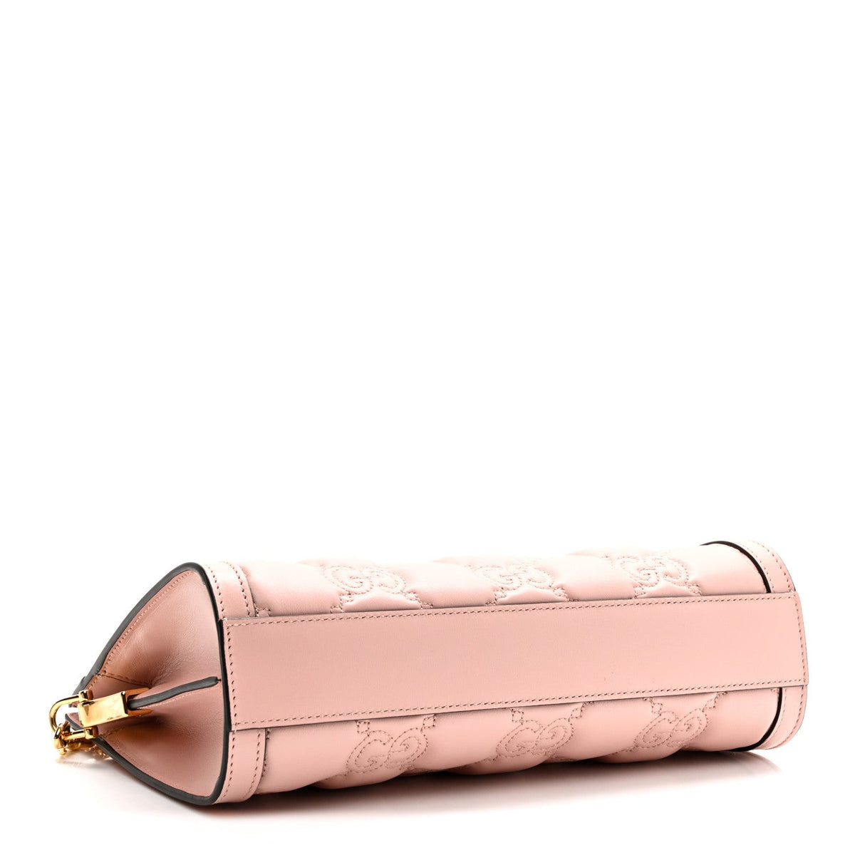 Calfskin GG Matelasse Small Slim Chain Shoulder Bag Perfect Pink Natural