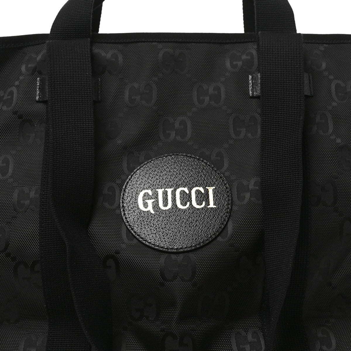 Econyl Nylon Monogram Medium Off The Grid Tote Bag Black