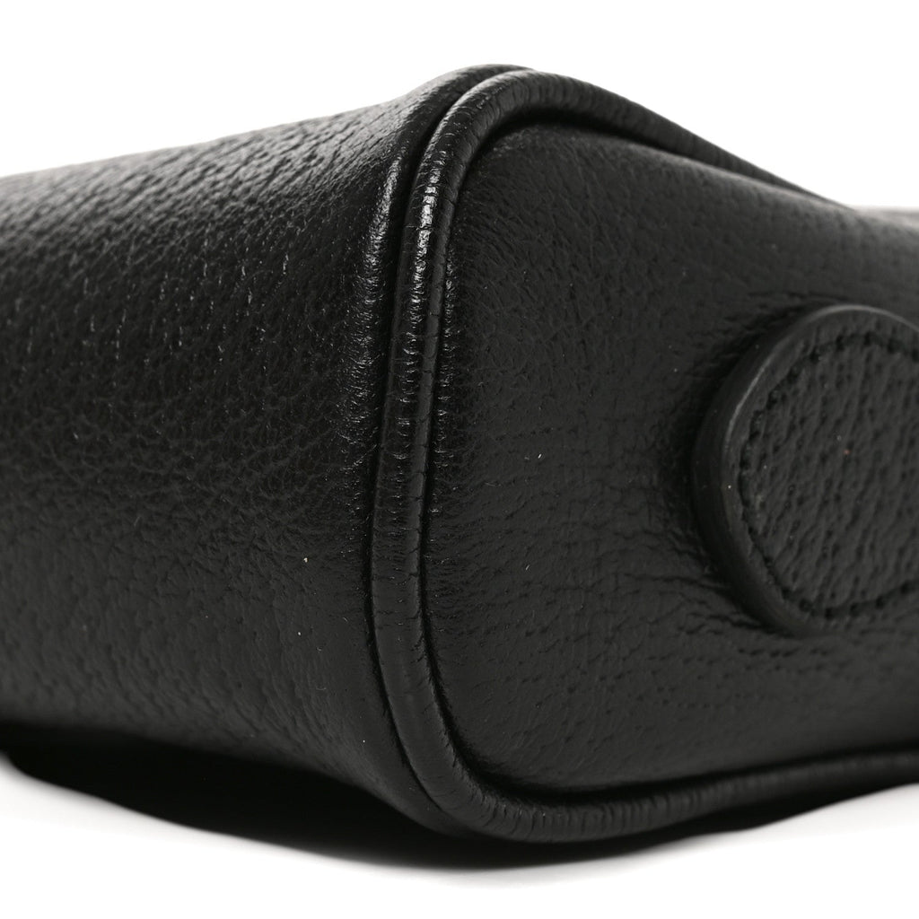 Calfskin Web Mini Ophidia Shoulder Bag Black