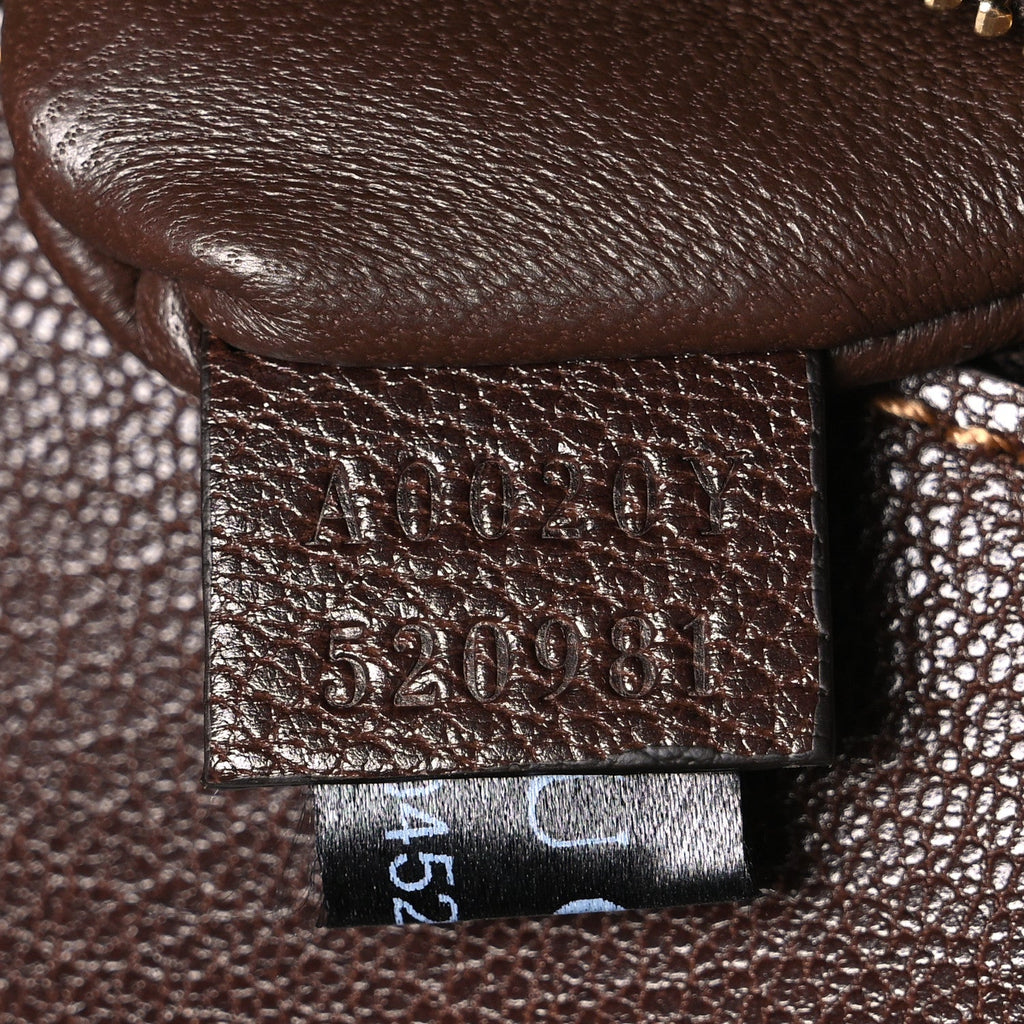 Monogram Medium Ristretto Horsebit Flap Shoulder Bag Sand Brown