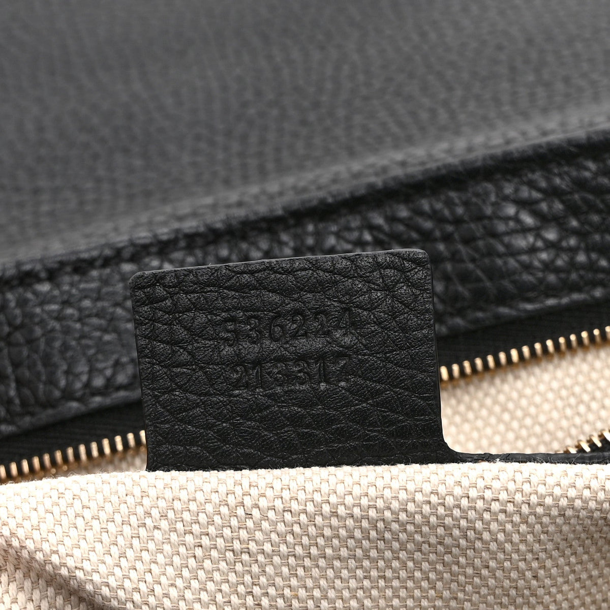Pebbled Calfskin Medium Soho Flap Crossbody Black