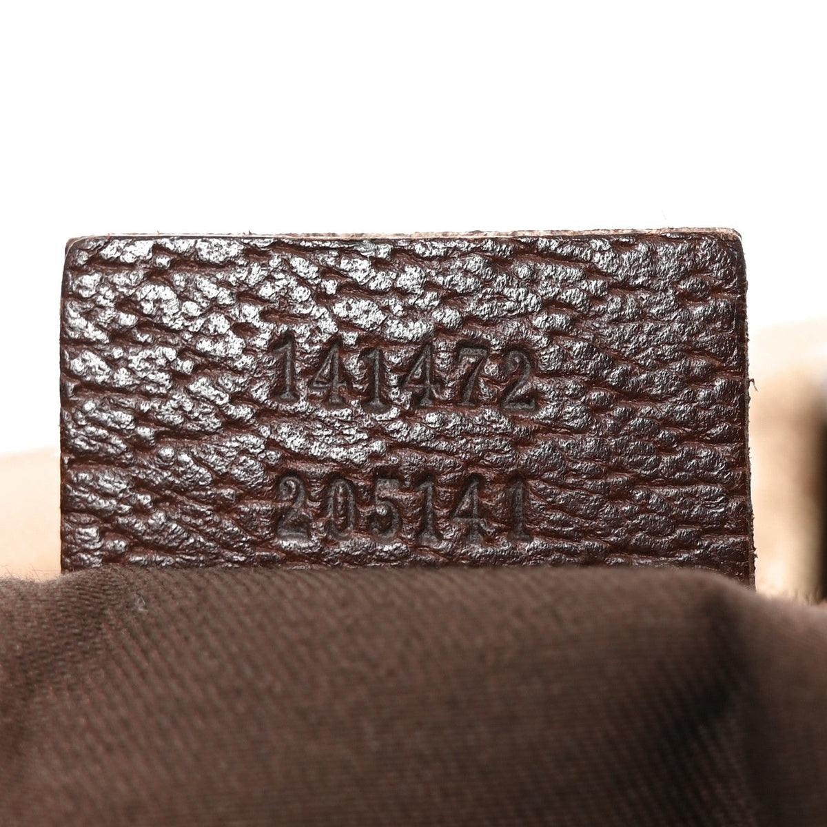 Monogram Large Abbey Tote Dark Brown