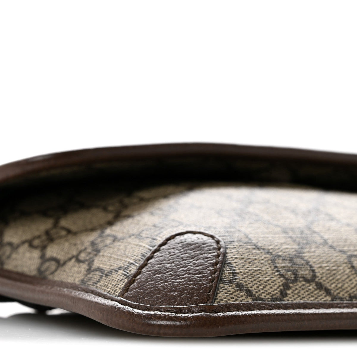 GG Supreme Monogram Neo Vintage Web Belt Bag Brown