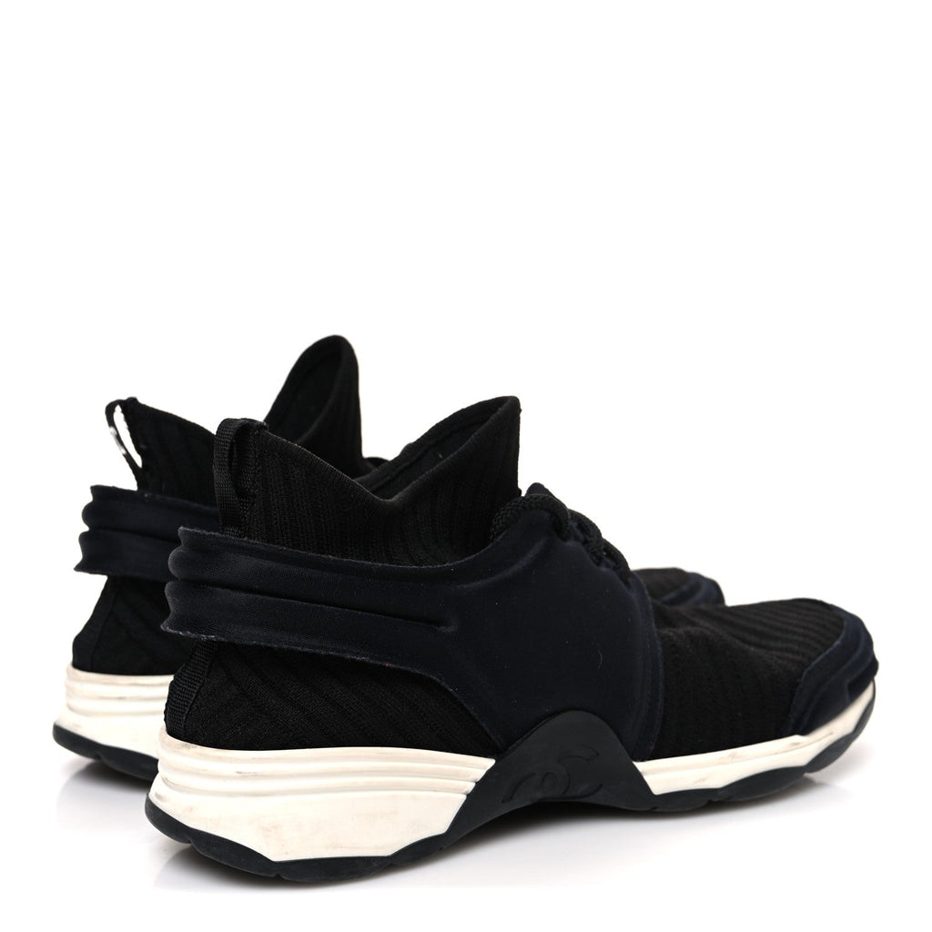Stretch Fabric CC Sneakers 36 Black