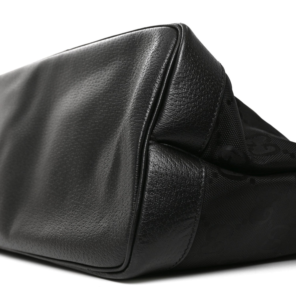 Econyl Nylon Monogram Medium Off The Grid Tote Bag Black
