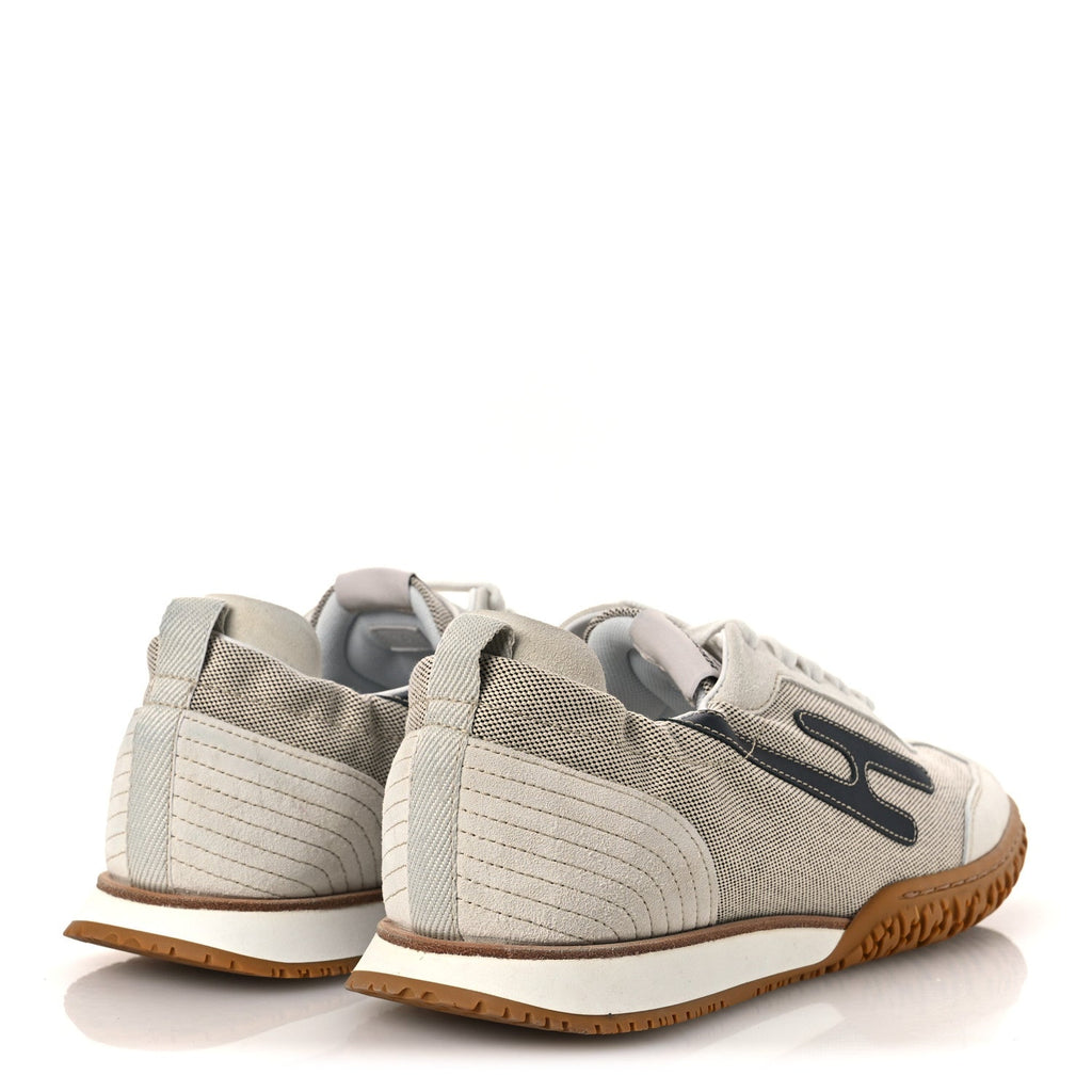 Toile Suede Goatskin Jet Sneakers 38 Multicolored Prunoir