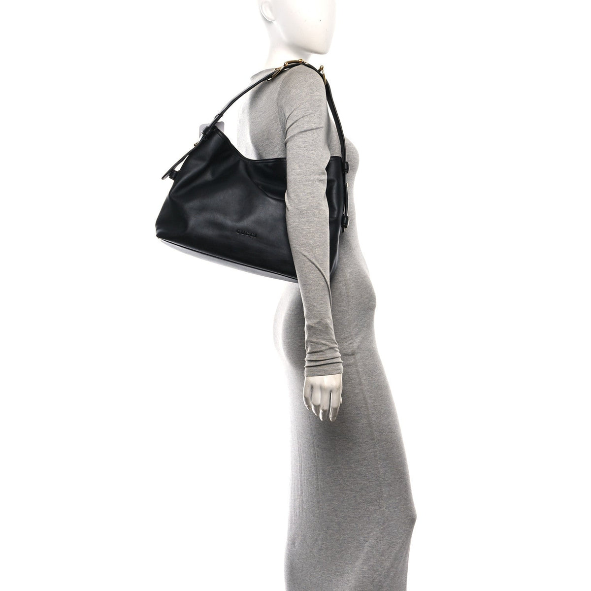 Calfskin Medium Beatrix Tote Black