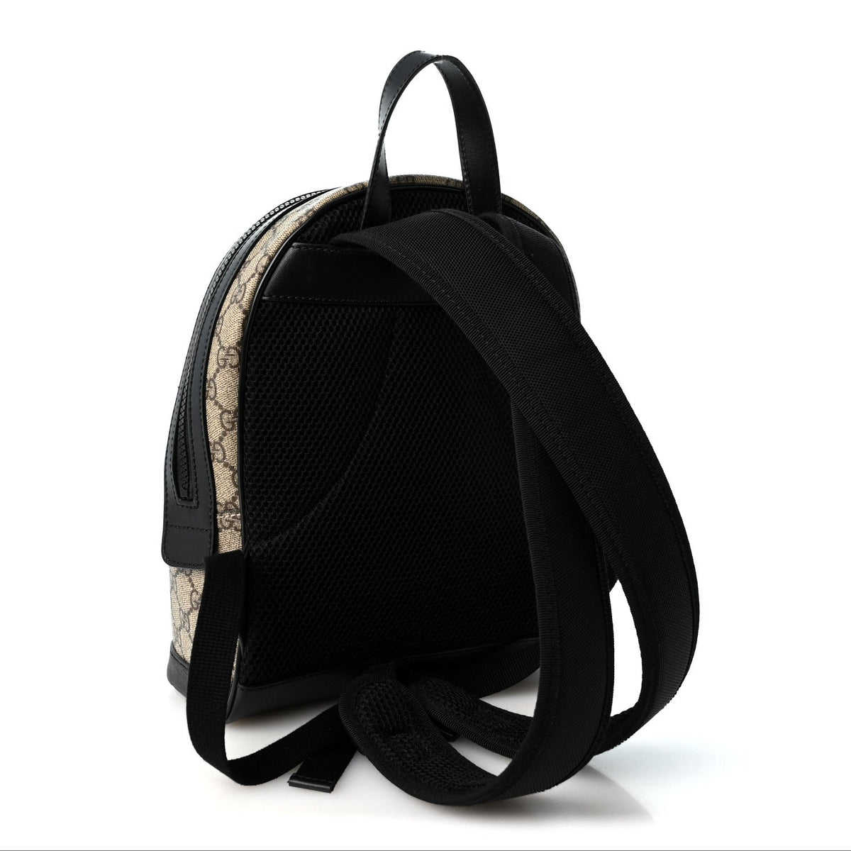 GG Supreme Monogram Small Eden Day Backpack Black