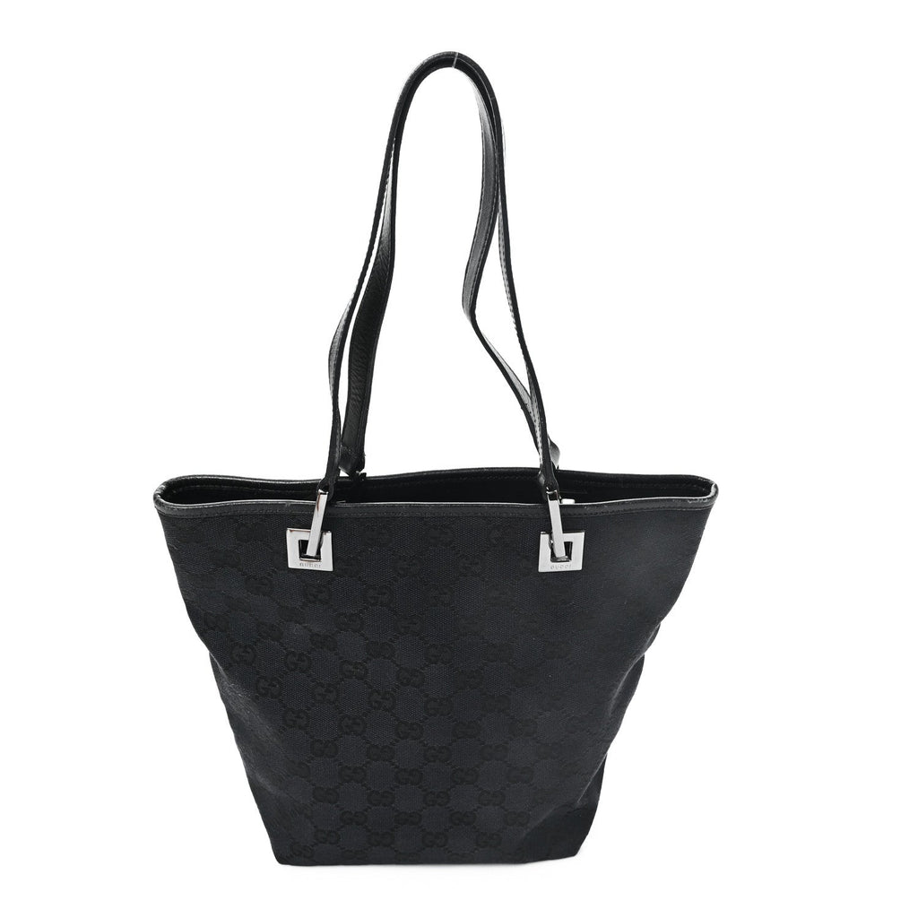 Monogram Small Bucket Tote Black