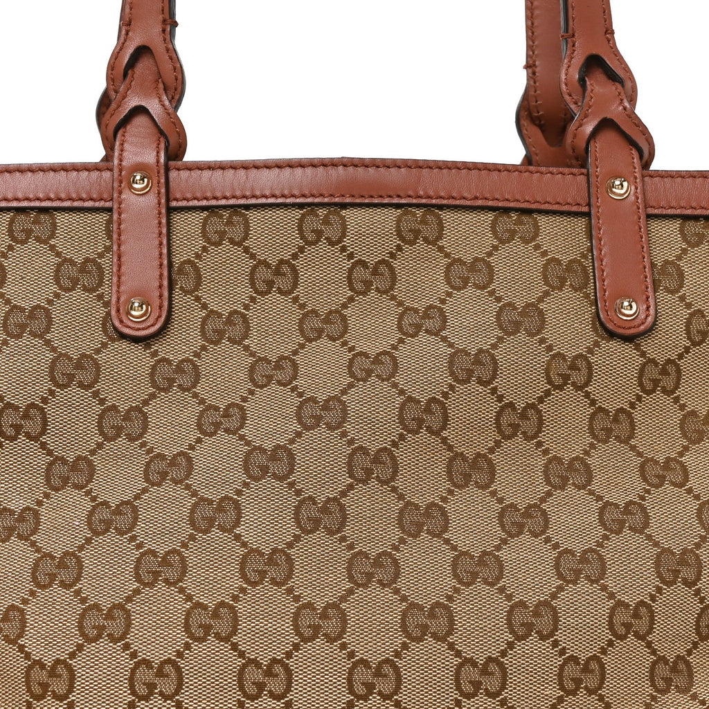 Monogram Small Craft Tote Brown